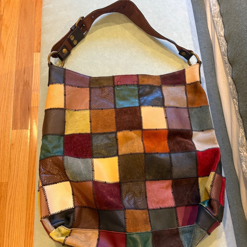 Lucky Brand boho shoulder bag - Rare! Ugly Betty bag